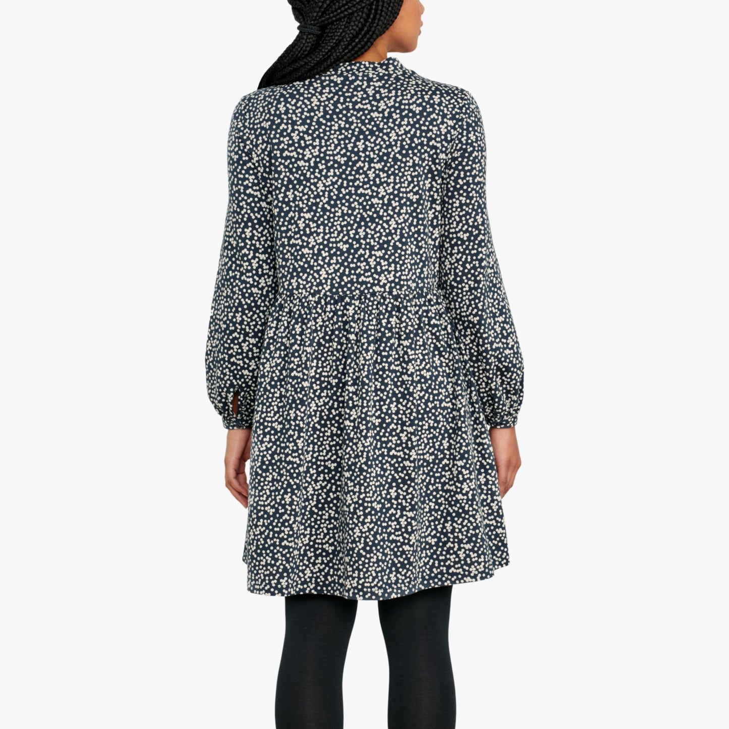 Selena Spotty Slub Jersey Dress