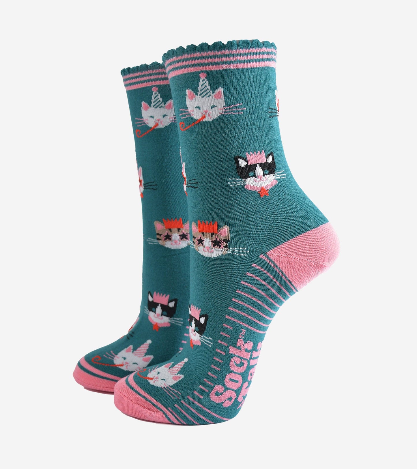 Party Cats Bamboo Socks