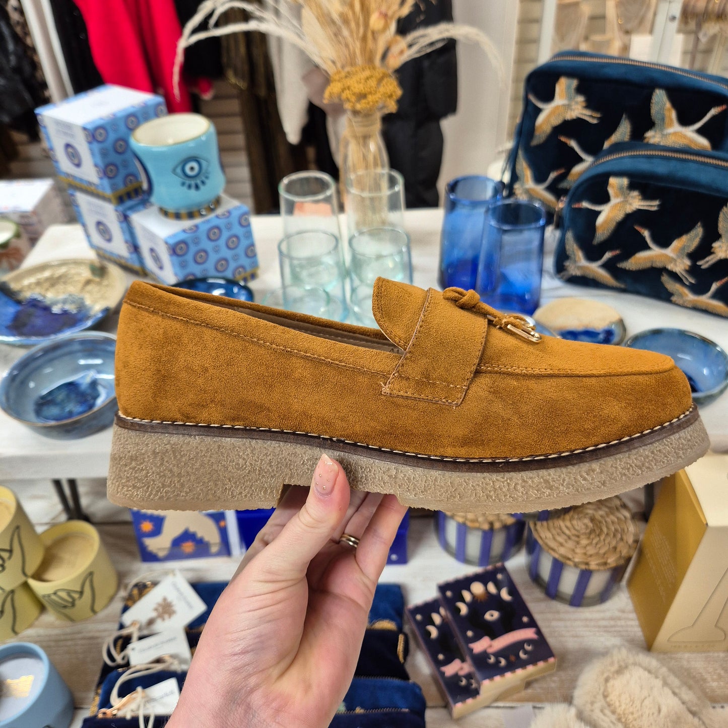 June Tan Loafers