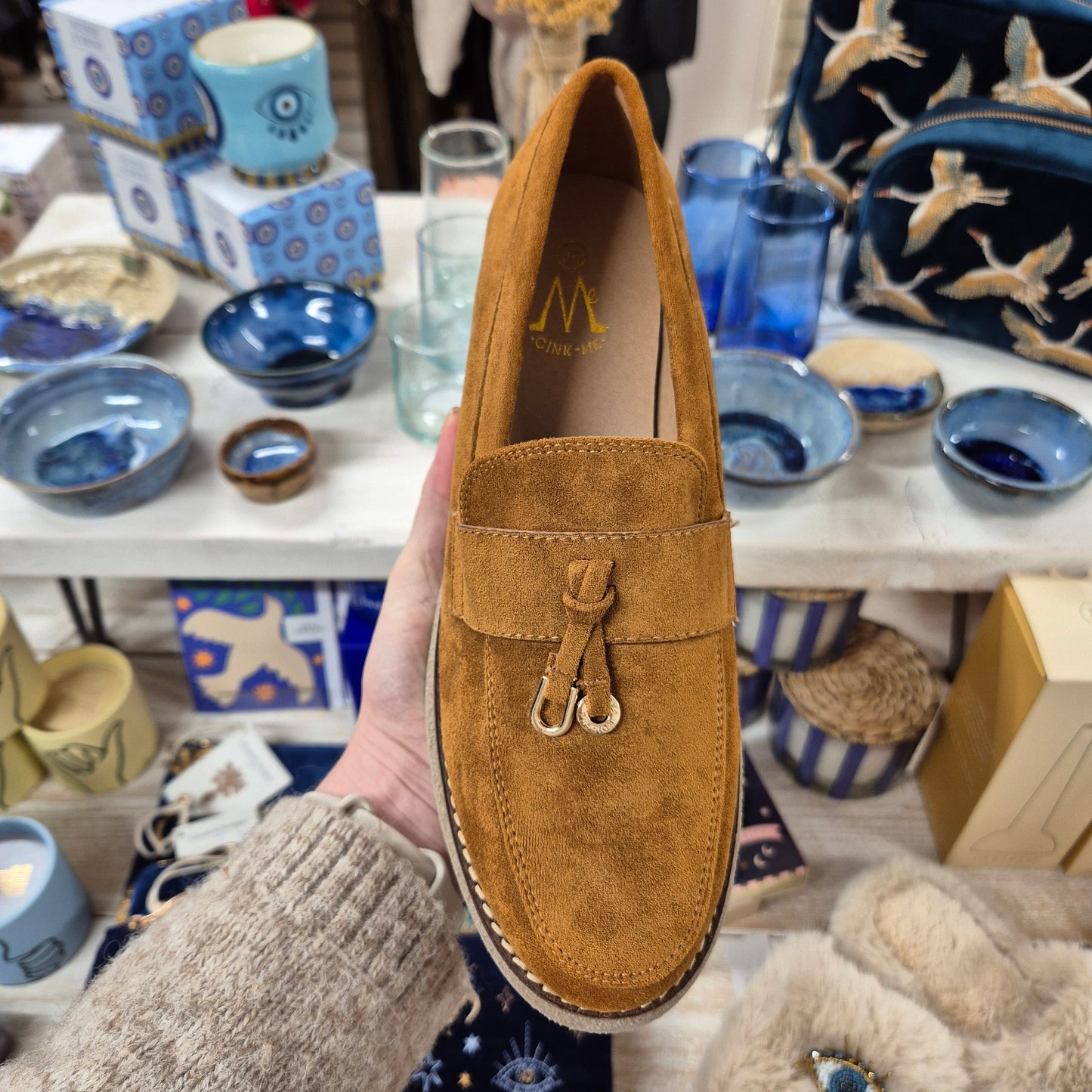 June Tan Loafers