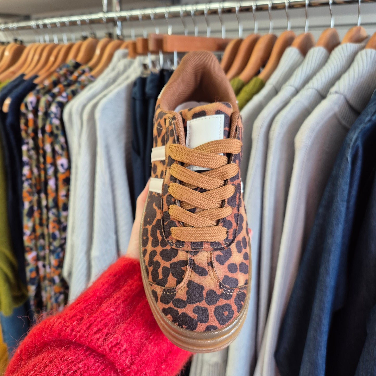 Ellis Trainers in Animal Print