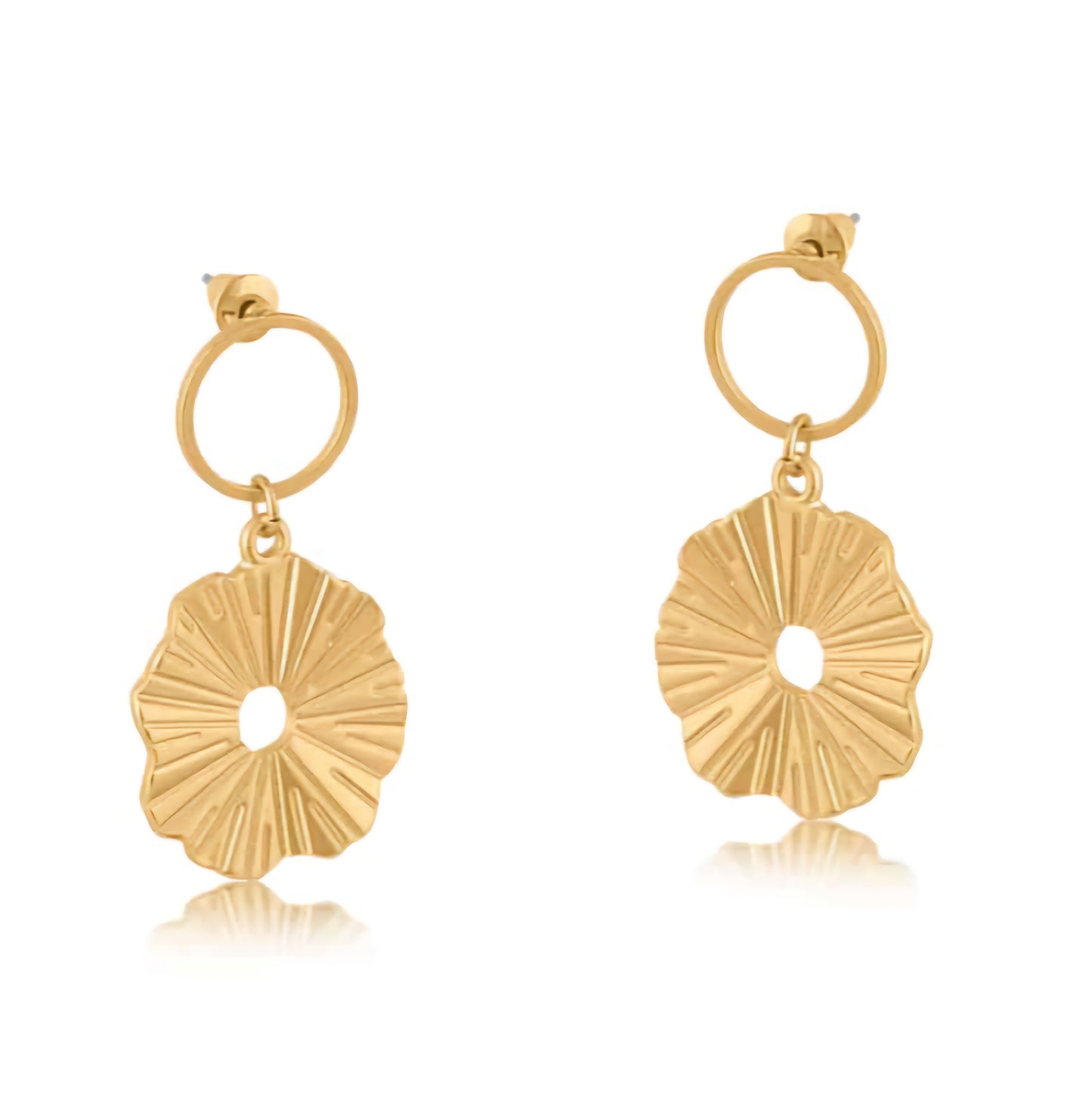 Julia Gynko Leaf Drop Earrings