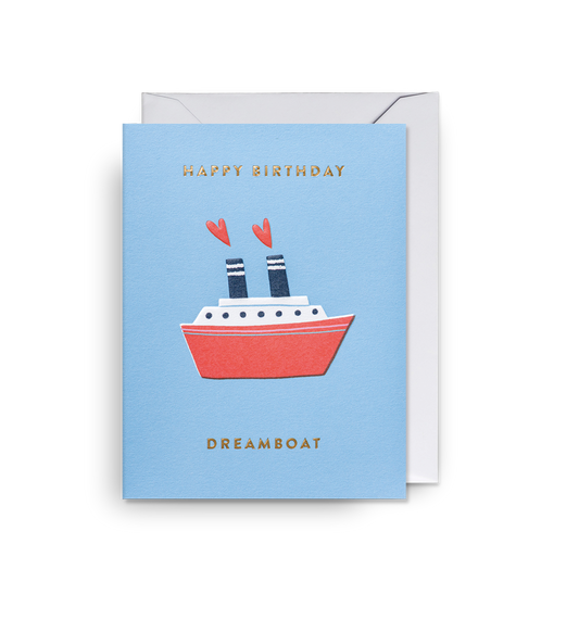 Happy Birthday Dreamboat Mini Card