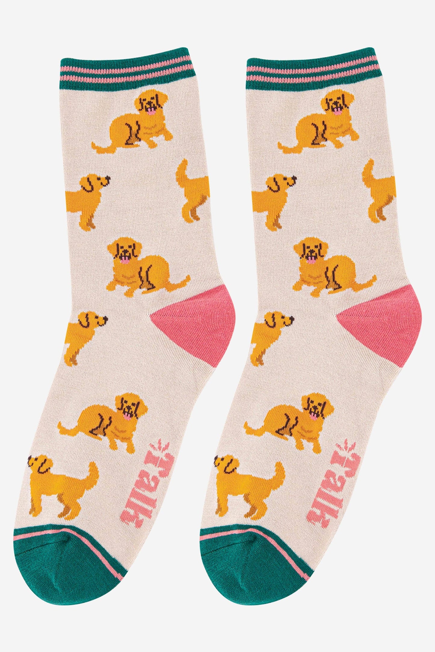 Golden Retriever Dog Bamboo Socks