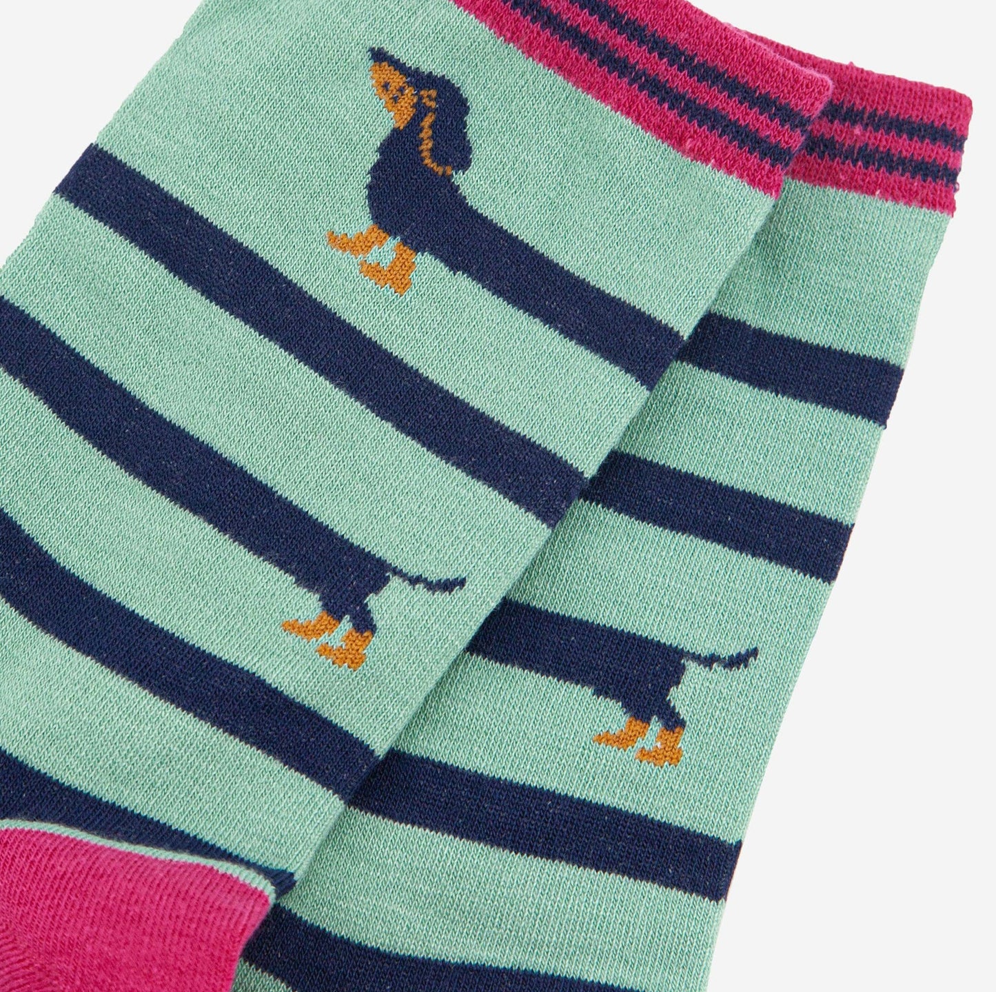 Winding Sauasage Dog Bamboo Socks