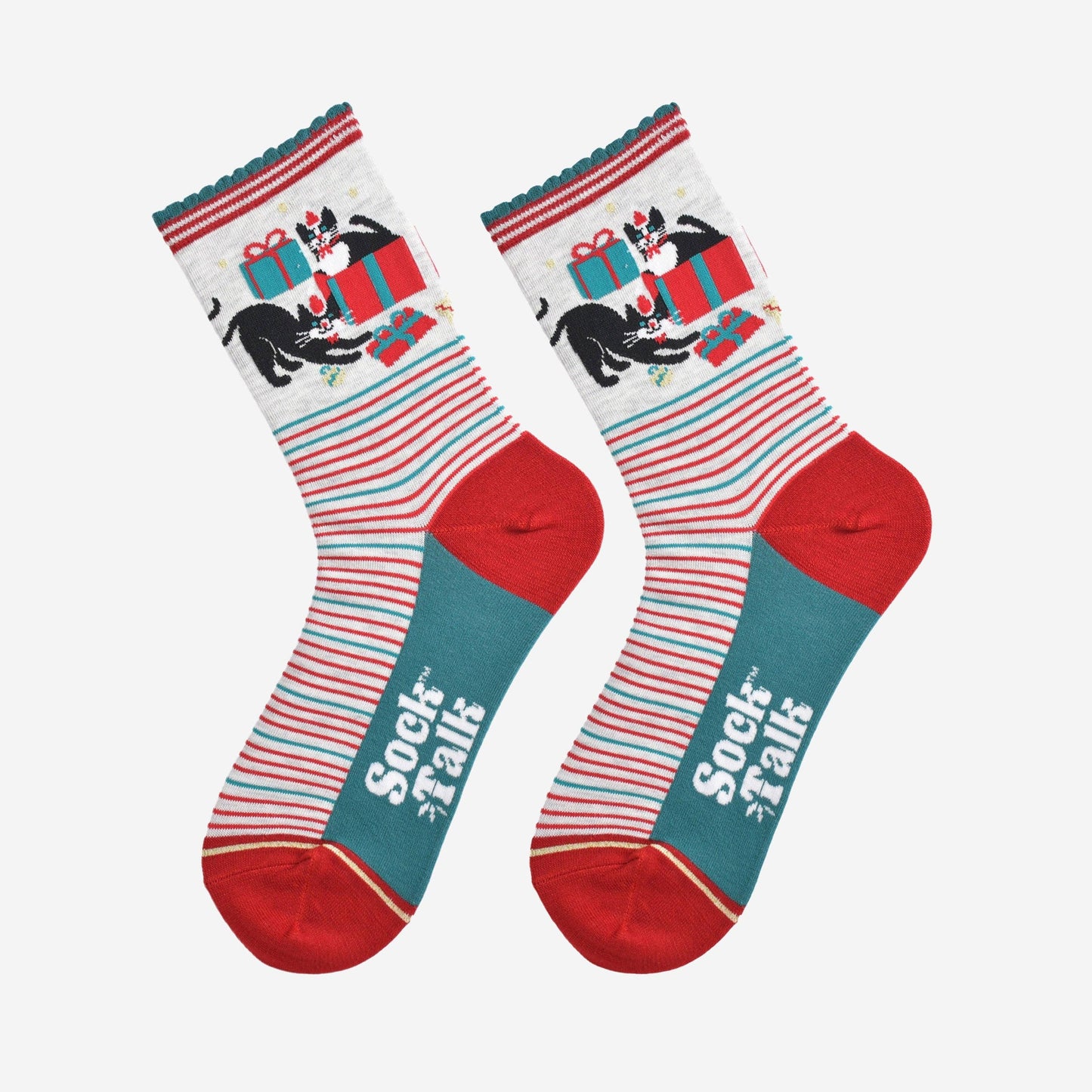 Christmas Cats Bamboo Socks