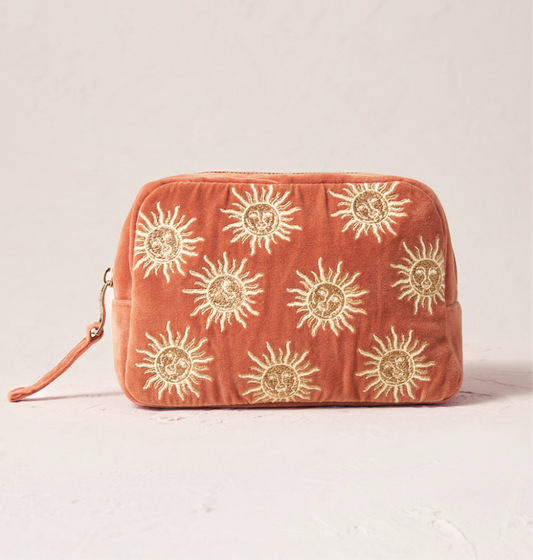 Sun Goddess Makeup Bag in Rust