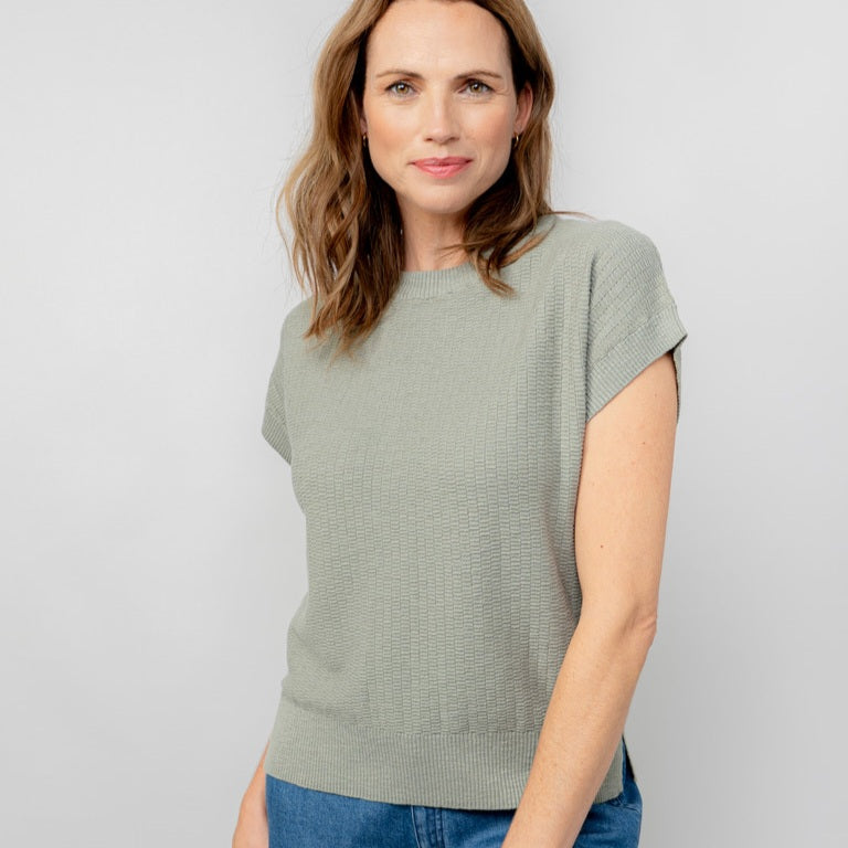 Lily & Me Lola Top in Sage