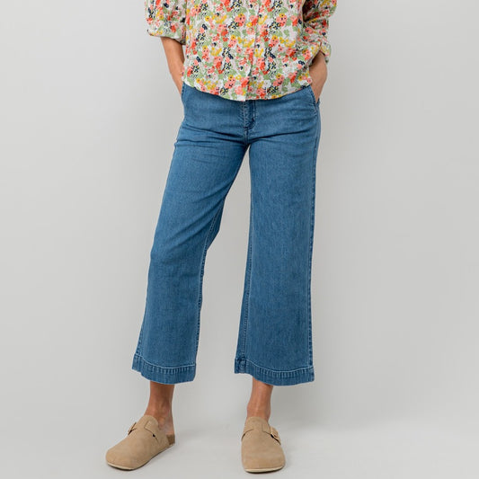 Lily & Me Ruby Crop Denim Trousers