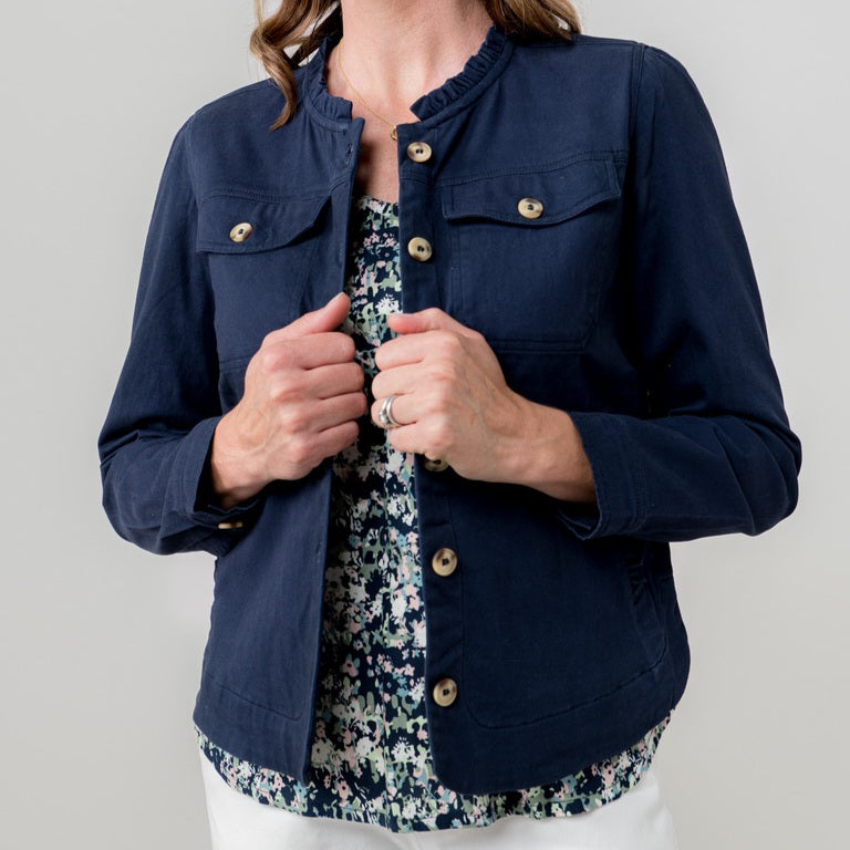 Lily & Me Seren Jacket in Navy