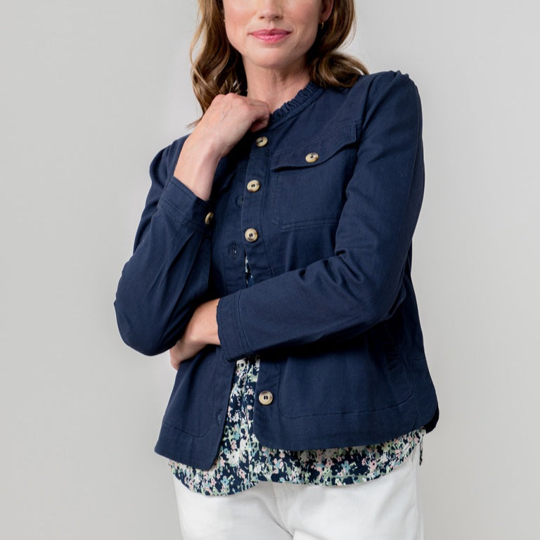 Lily & Me Seren Jacket in Navy