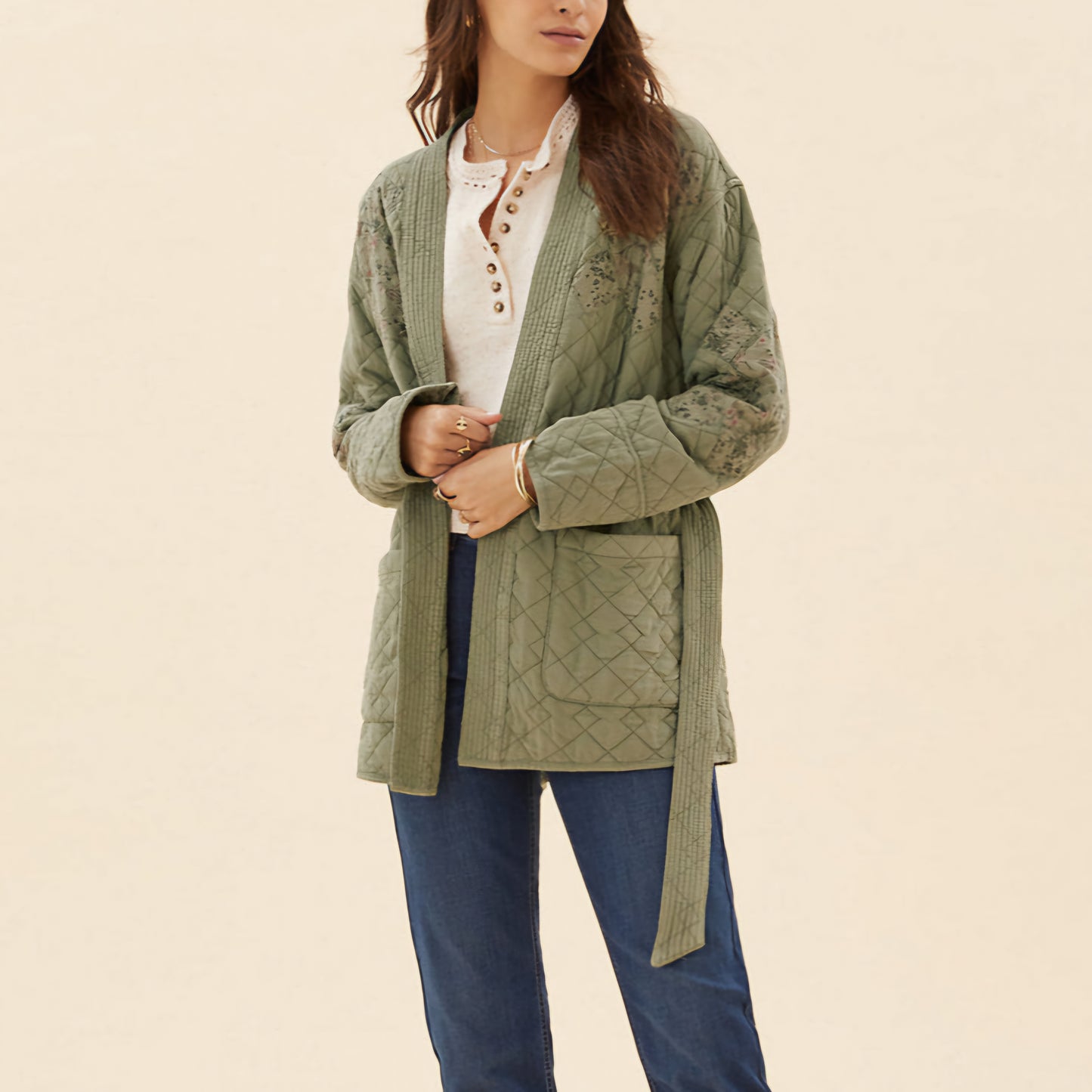 Willow Quilted Kimono Jacket