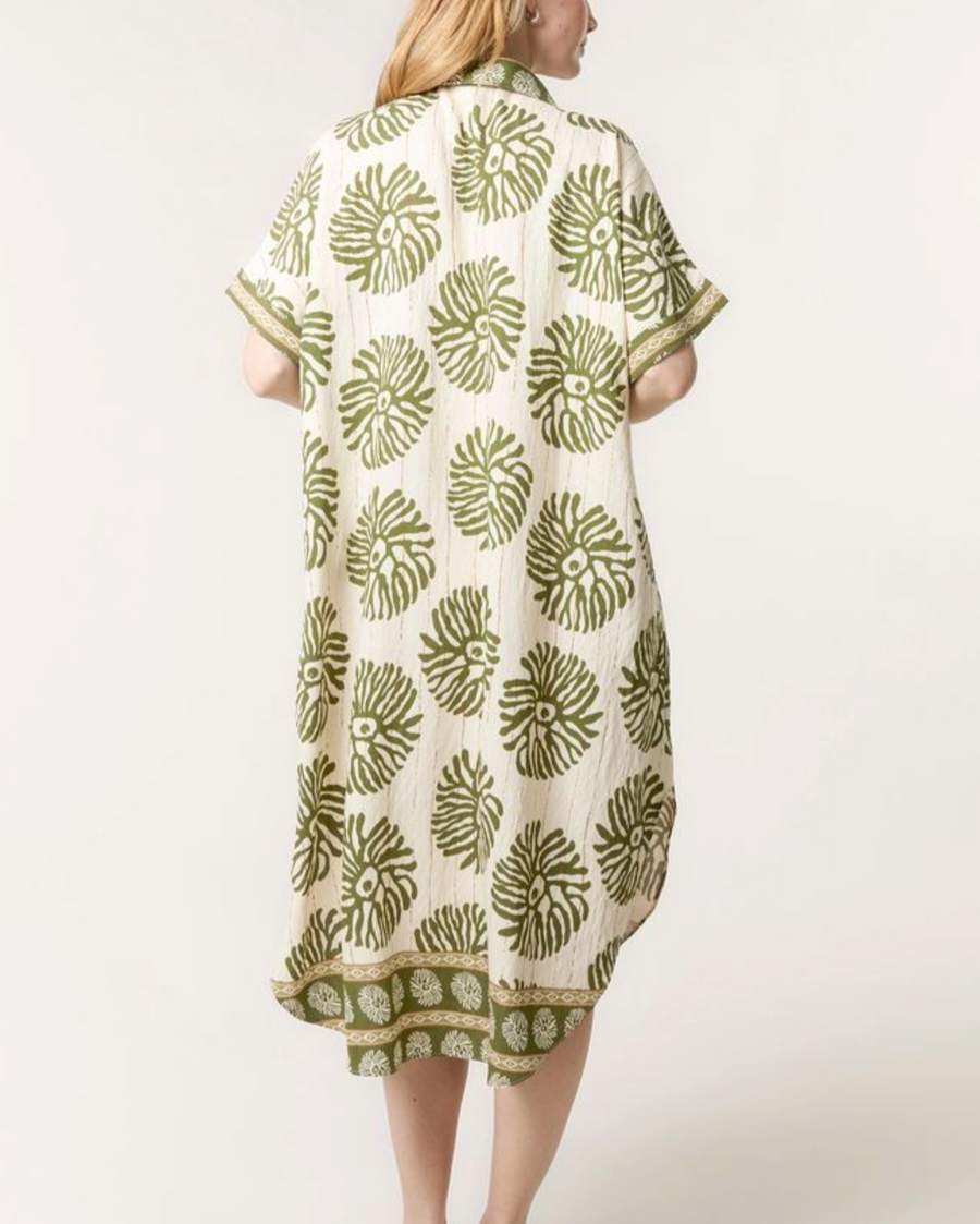 Fara Tunic Dress in Olive