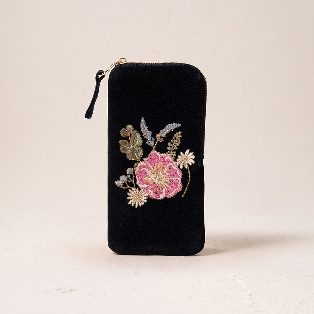 Pressed Flowers Glasses Case