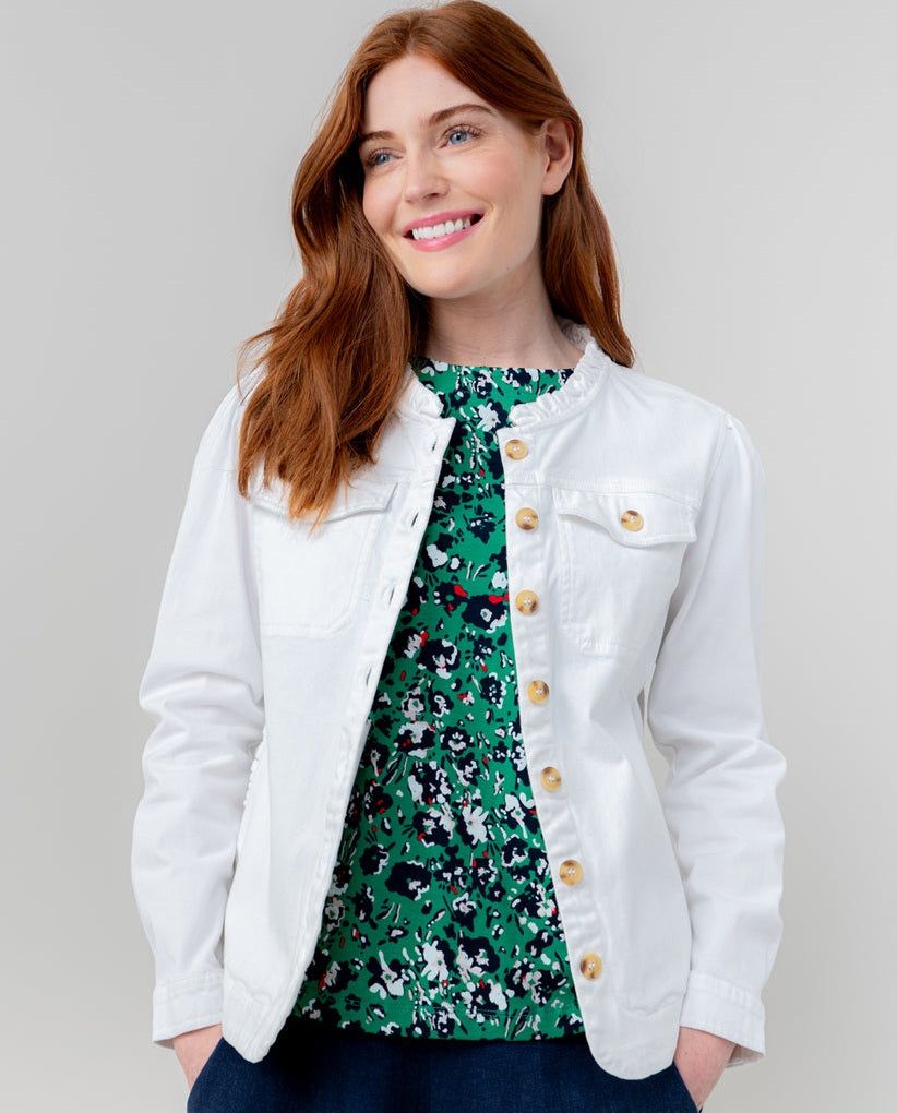 Lily & Me Seren Jacket in White