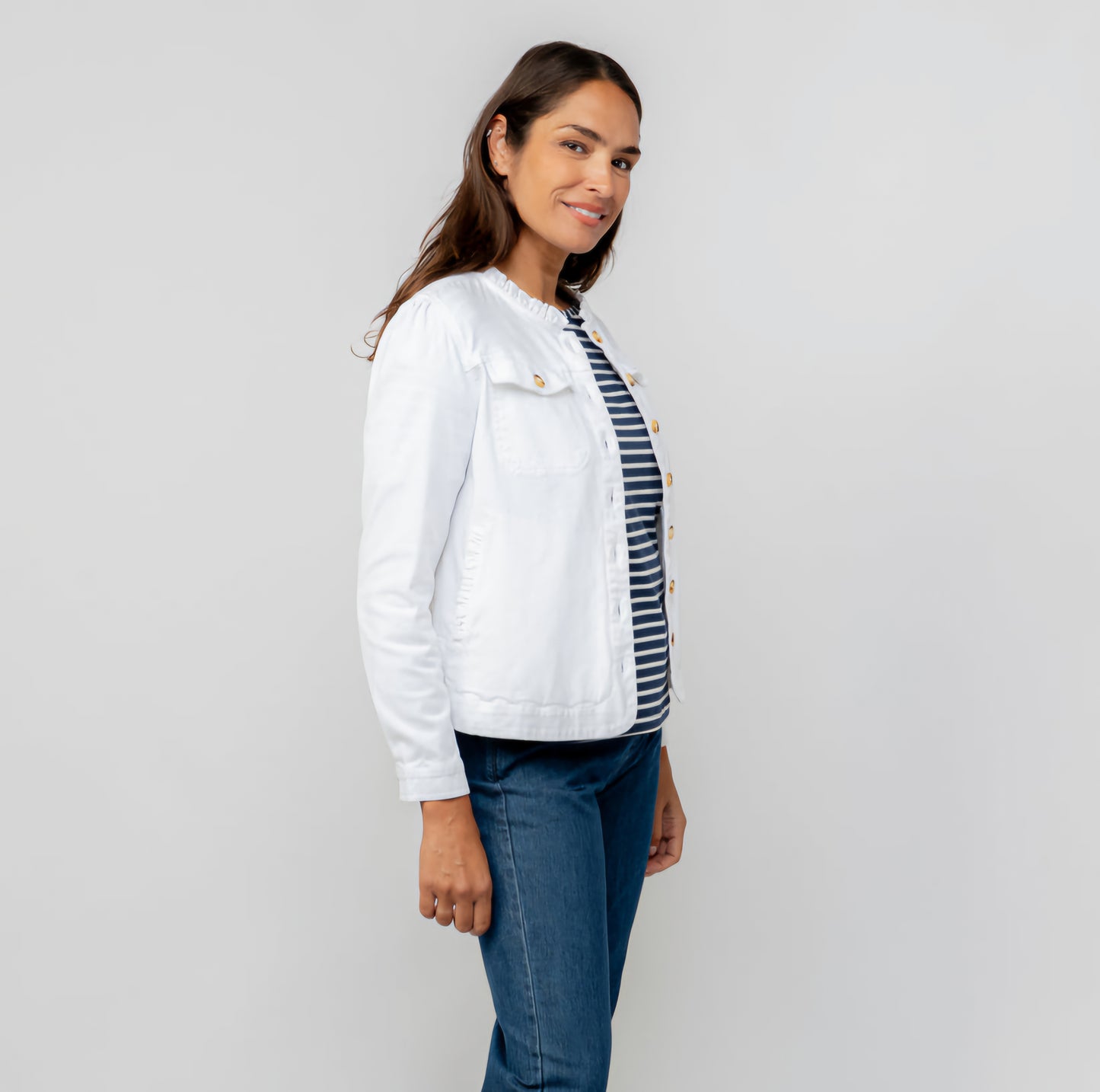 Lily & Me Seren Jacket in White