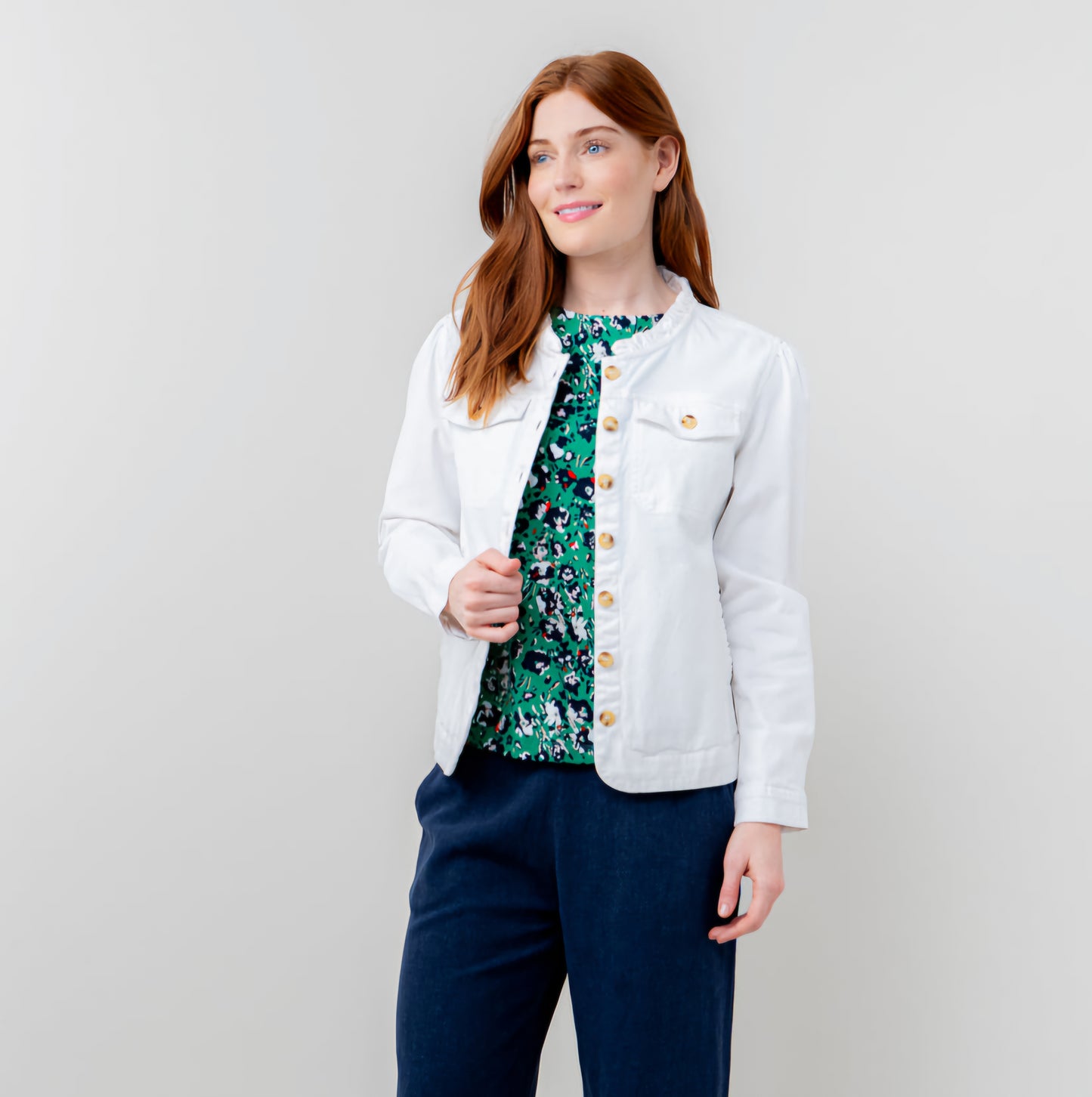 Lily & Me Seren Jacket in White