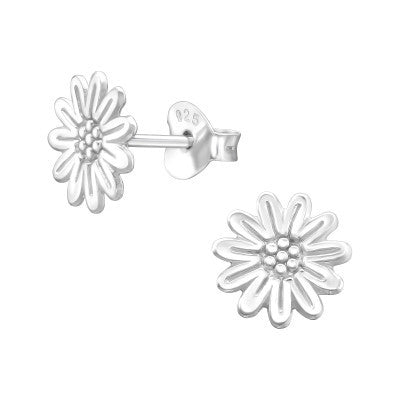 Ophelia Silver Sunflower Studs