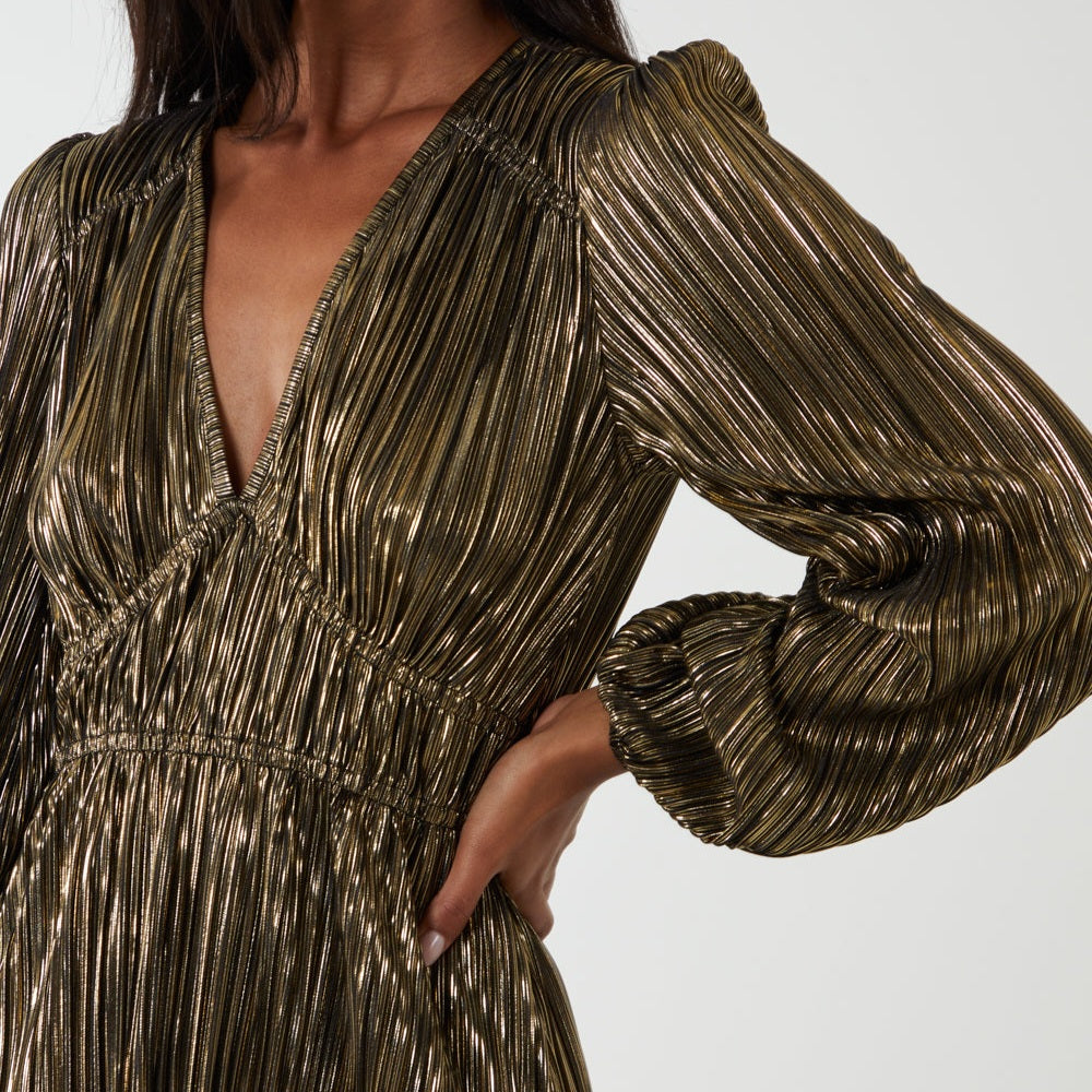 Melody Metallic Midi Dress