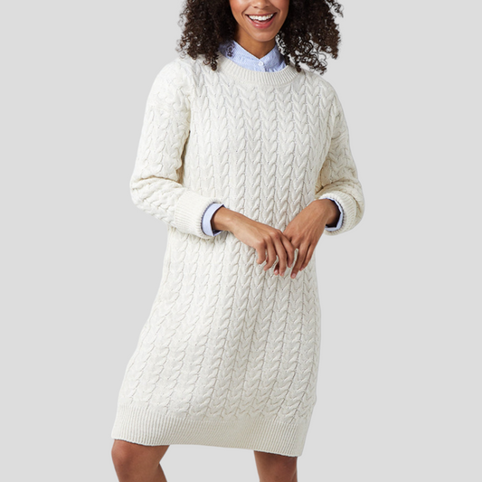 Millie Cable Knit Jumper Dress