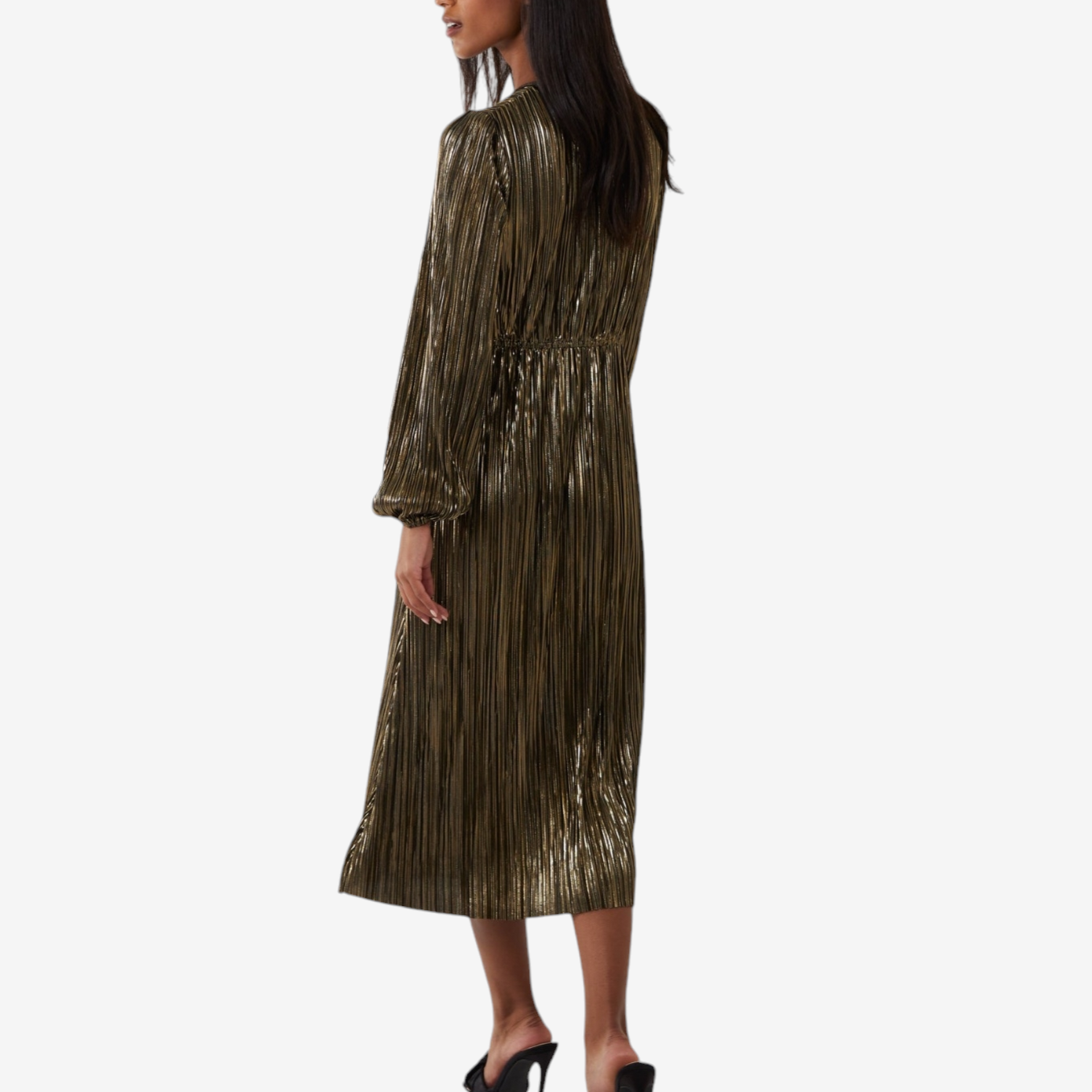 Melody Metallic Midi Dress