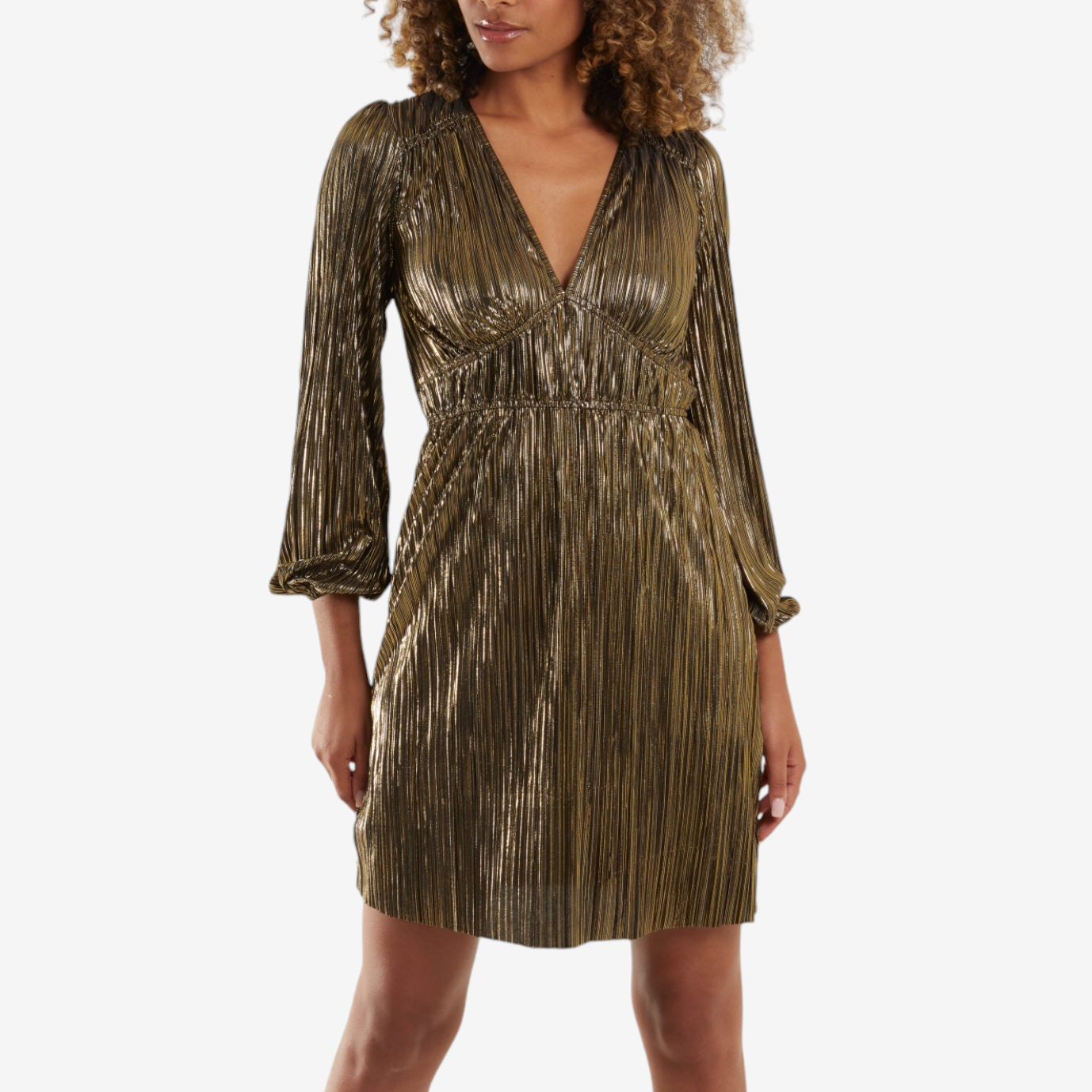 Molly Metallic Mini Dress