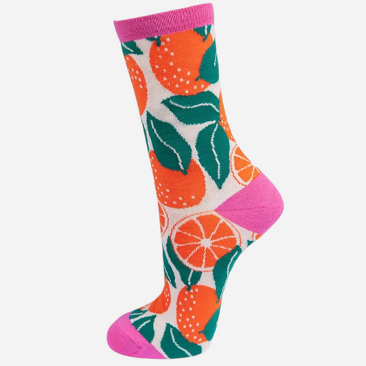 Oranges Bamboo Socks