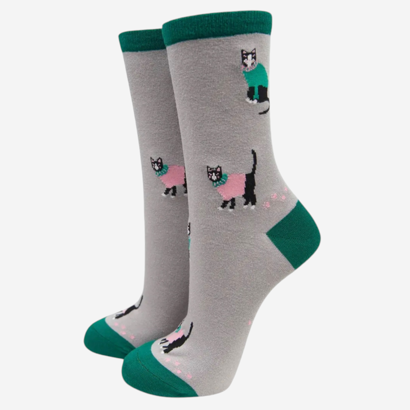 Cats in Jumpers Bamboo Socks