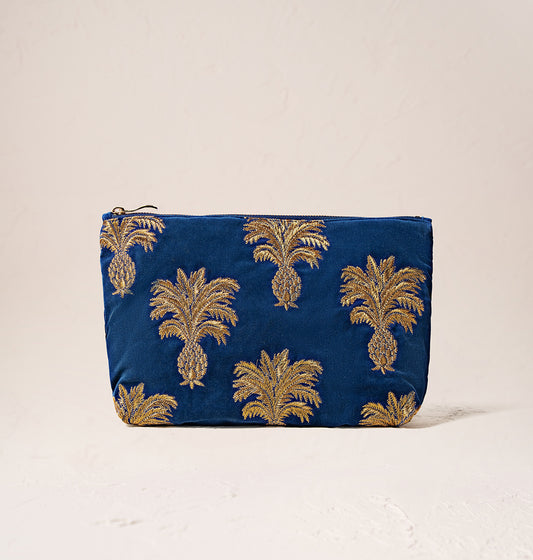 Pinapple Everyday Pouch in Cobalt