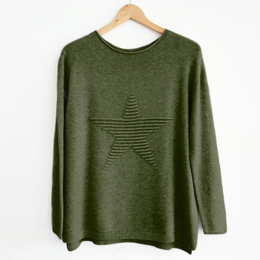 Stella Star Jumper Khaki