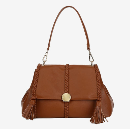 Fern Shoulder Bag in Tan