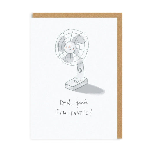 Dad You're Fan-tastic Greeting Card