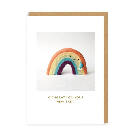 New Baby Rainbow Greeting Card