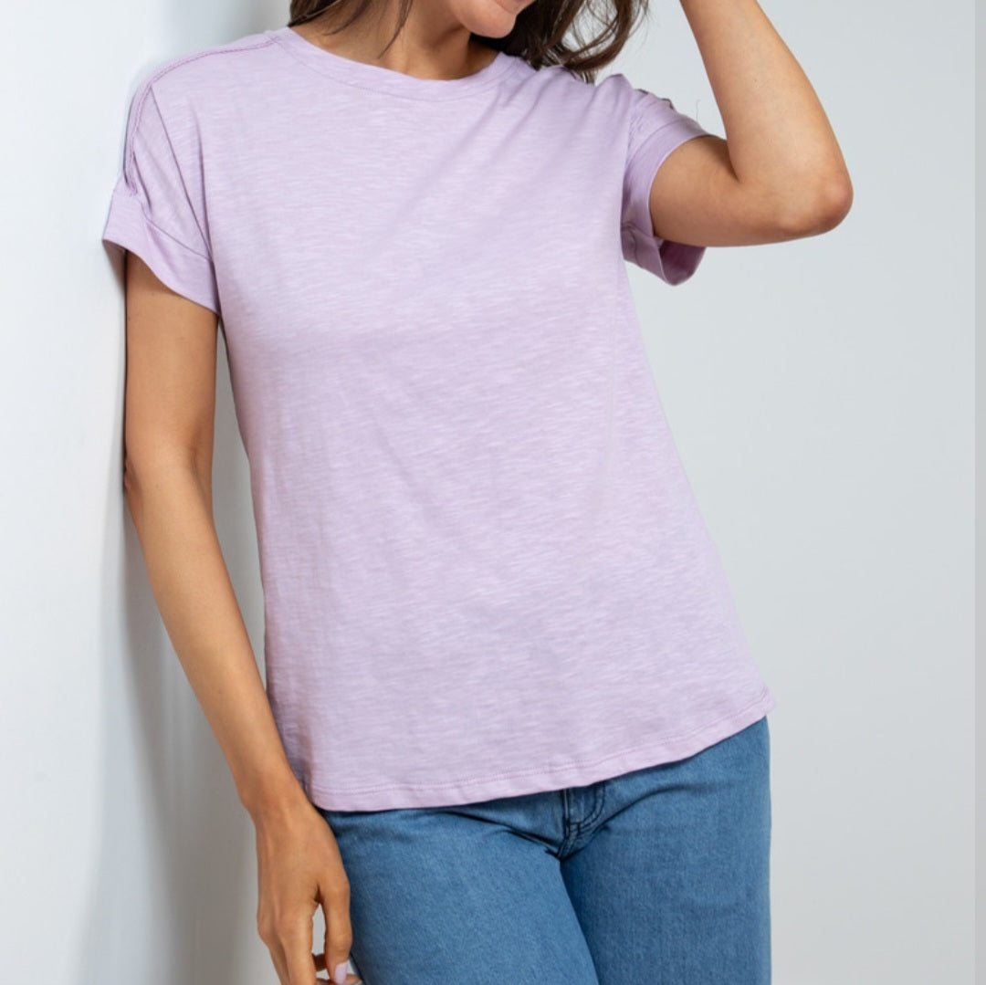 Lily & Me Vale Tee in Lavender