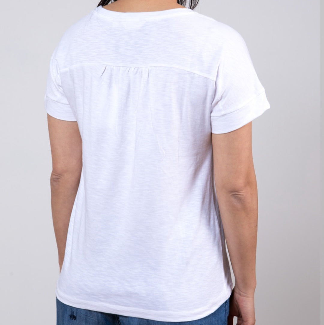 Lily & Me Vale Tee in White