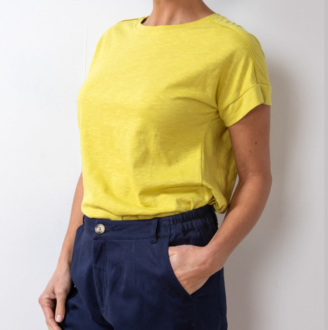 Lily & Me Vale Tee in Lime