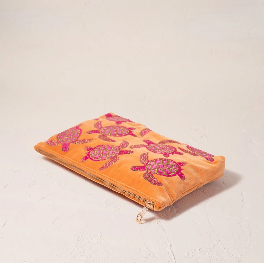 Turtle Conservation Everyday Pouch in Orange