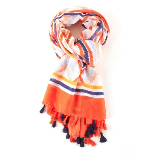 Aztec Tassel Scarf