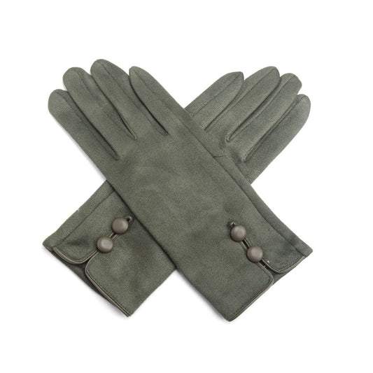 Erin Gloves in Olive