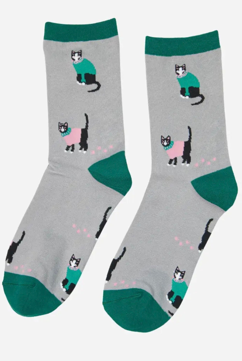 Cats in Jumpers Bamboo Socks