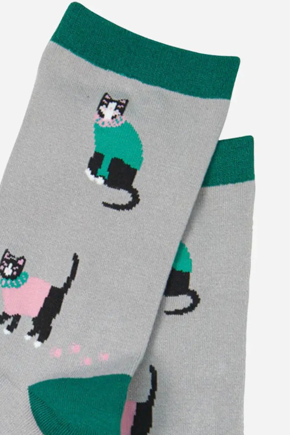 Cats in Jumpers Bamboo Socks