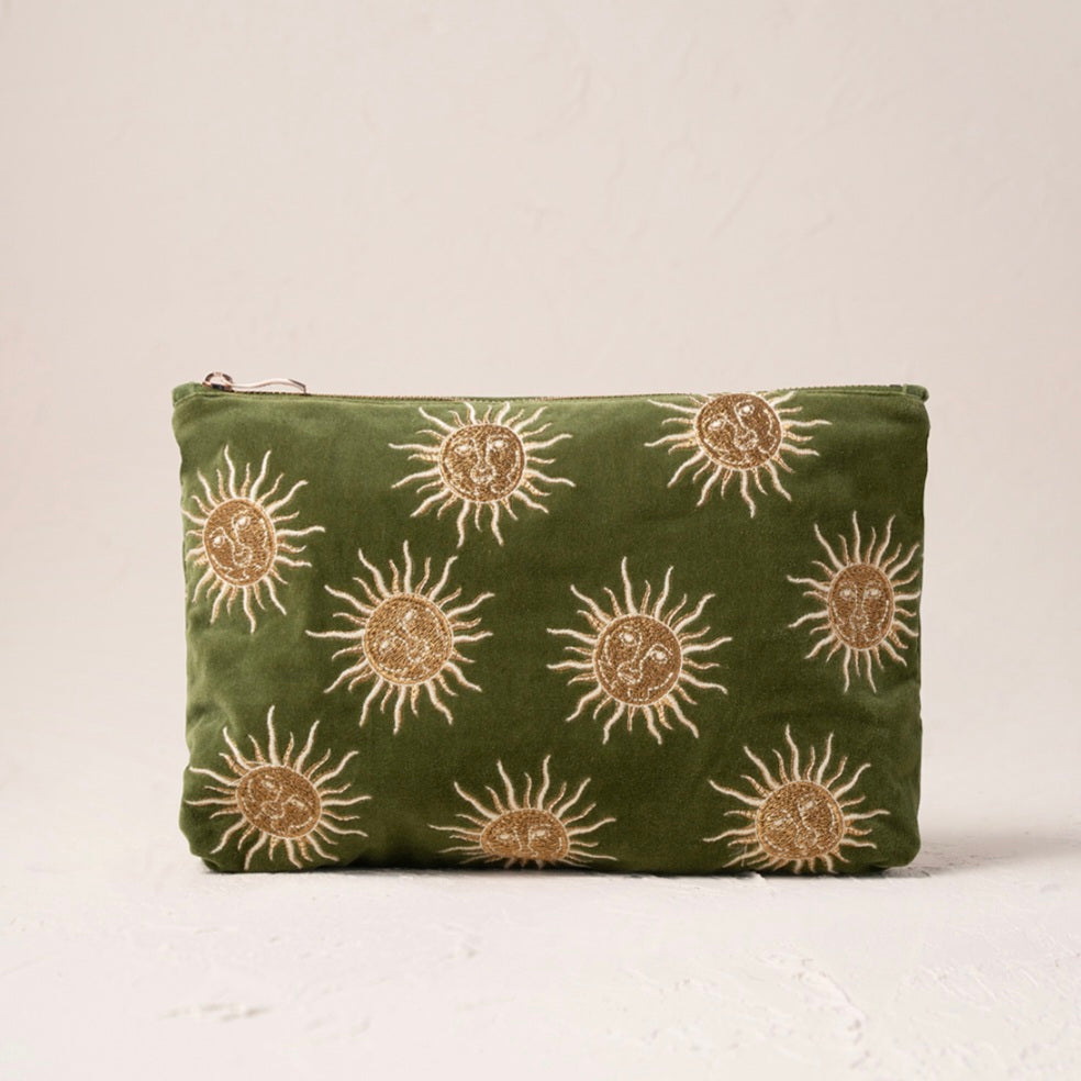 Sun Goddess Everyday Pouch in Fern Green