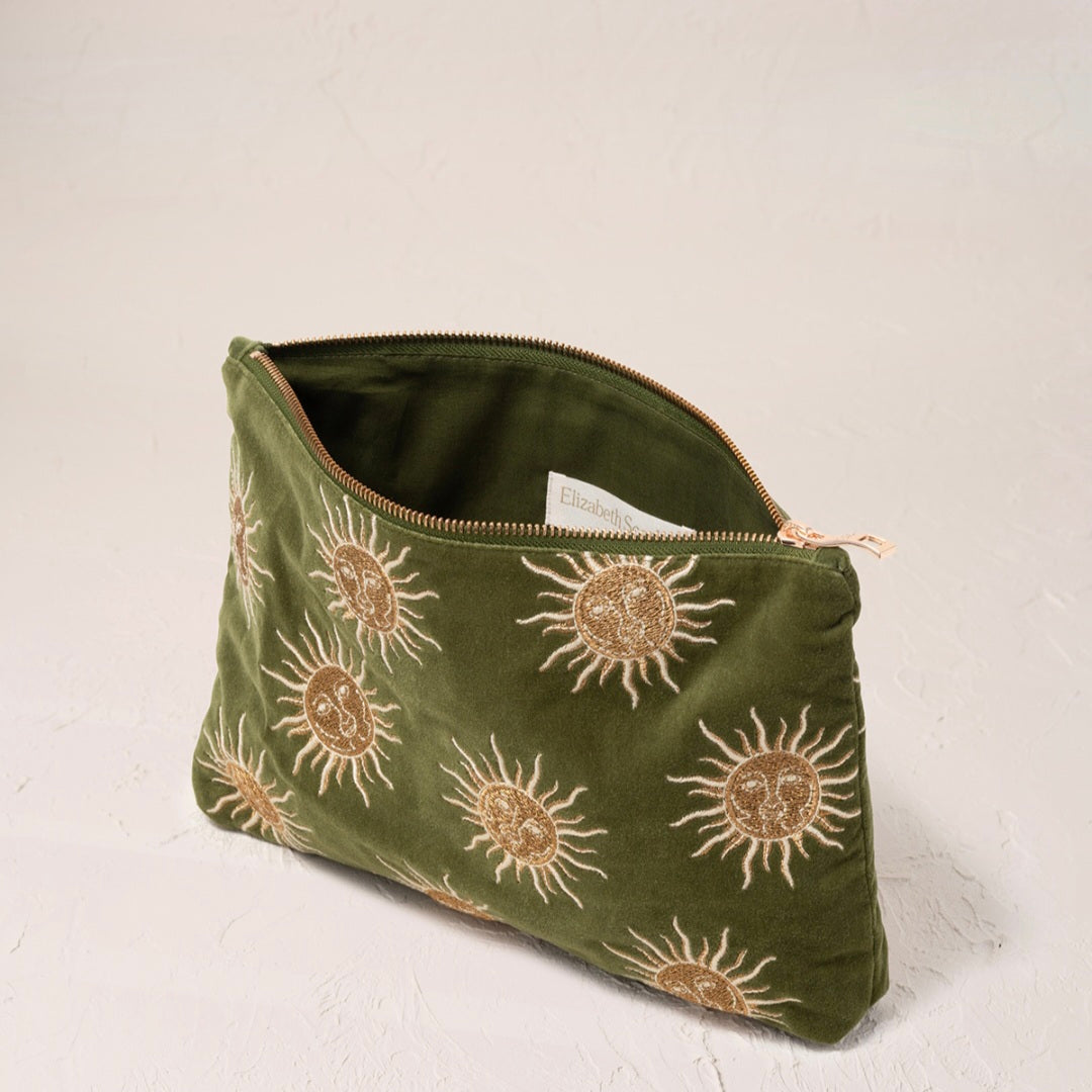 Sun Goddess Everyday Pouch in Fern Green