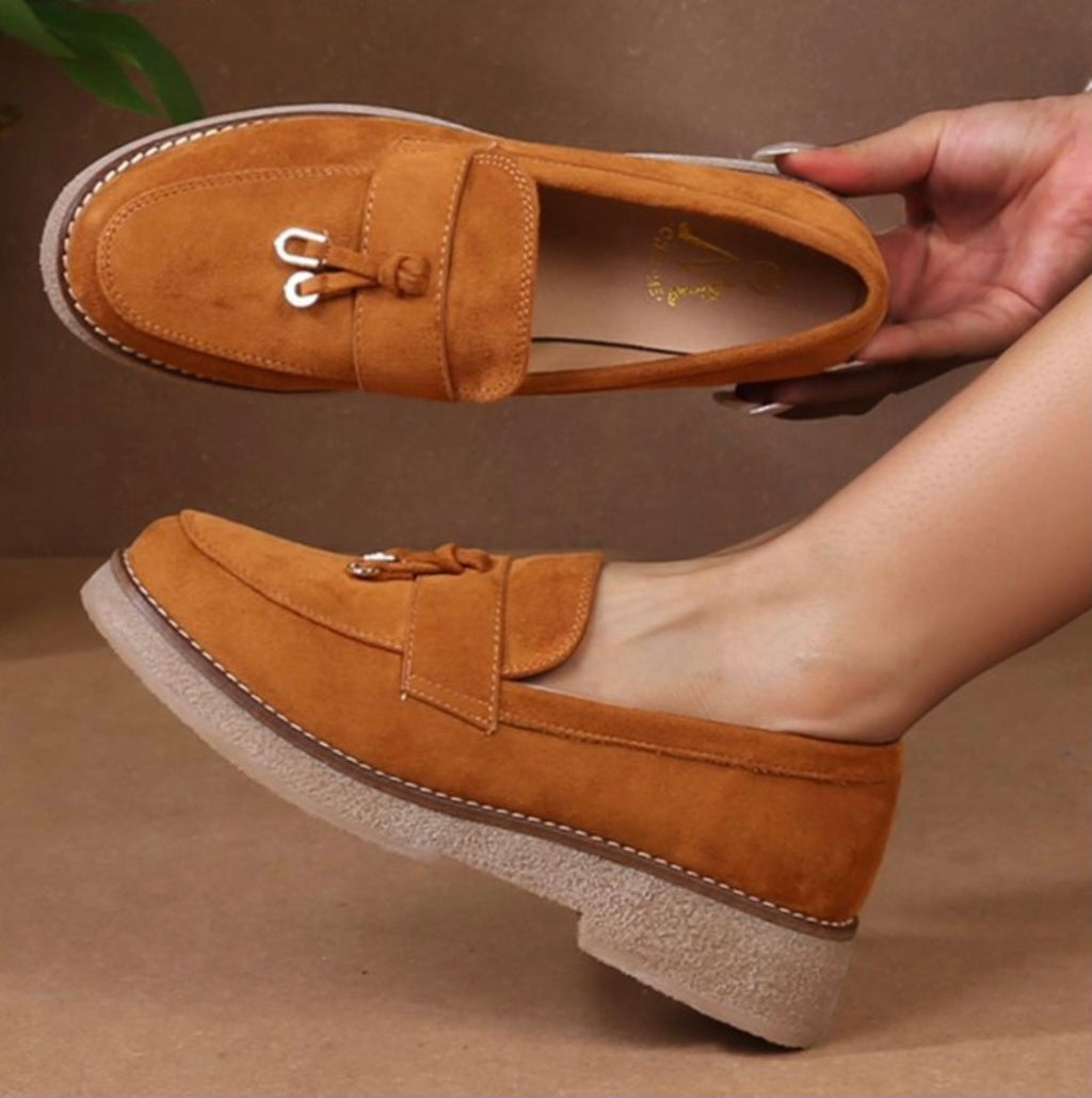 June Tan Loafers