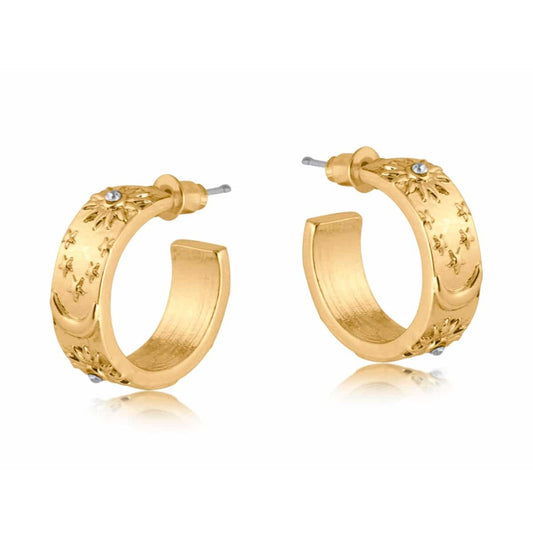 Margot Moon & Sun Hoop Earrings