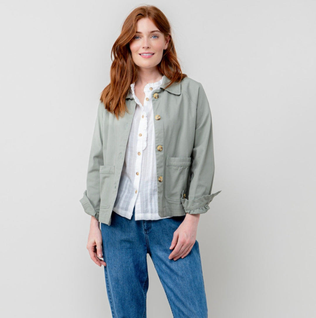 Lily & Me Kynance Jacket in Sage