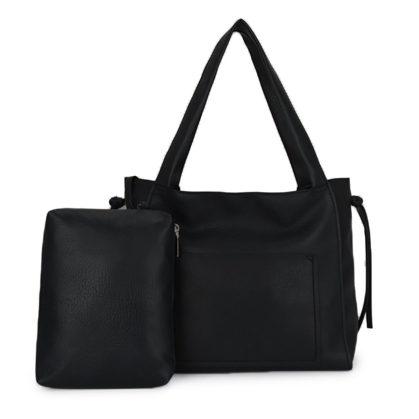 Shoulder Bucket Bag in Black