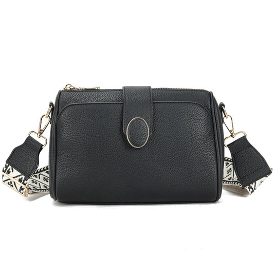 Camilla Cross Body Bag in Black