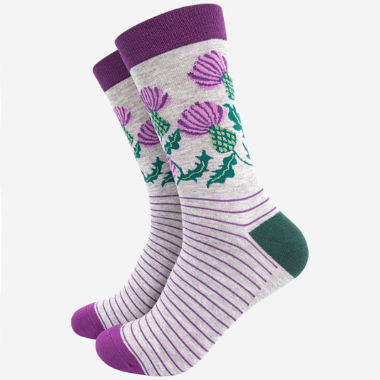 Mens Thistle Bamboo Socks