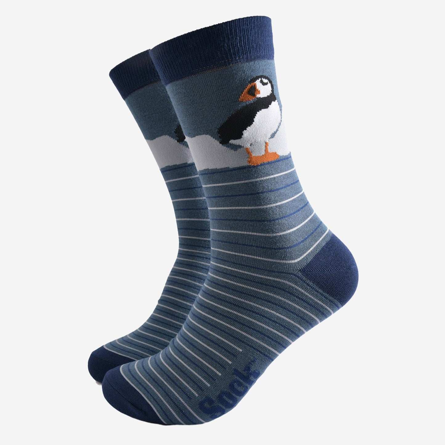 Mens Puffin Bamboo Socks